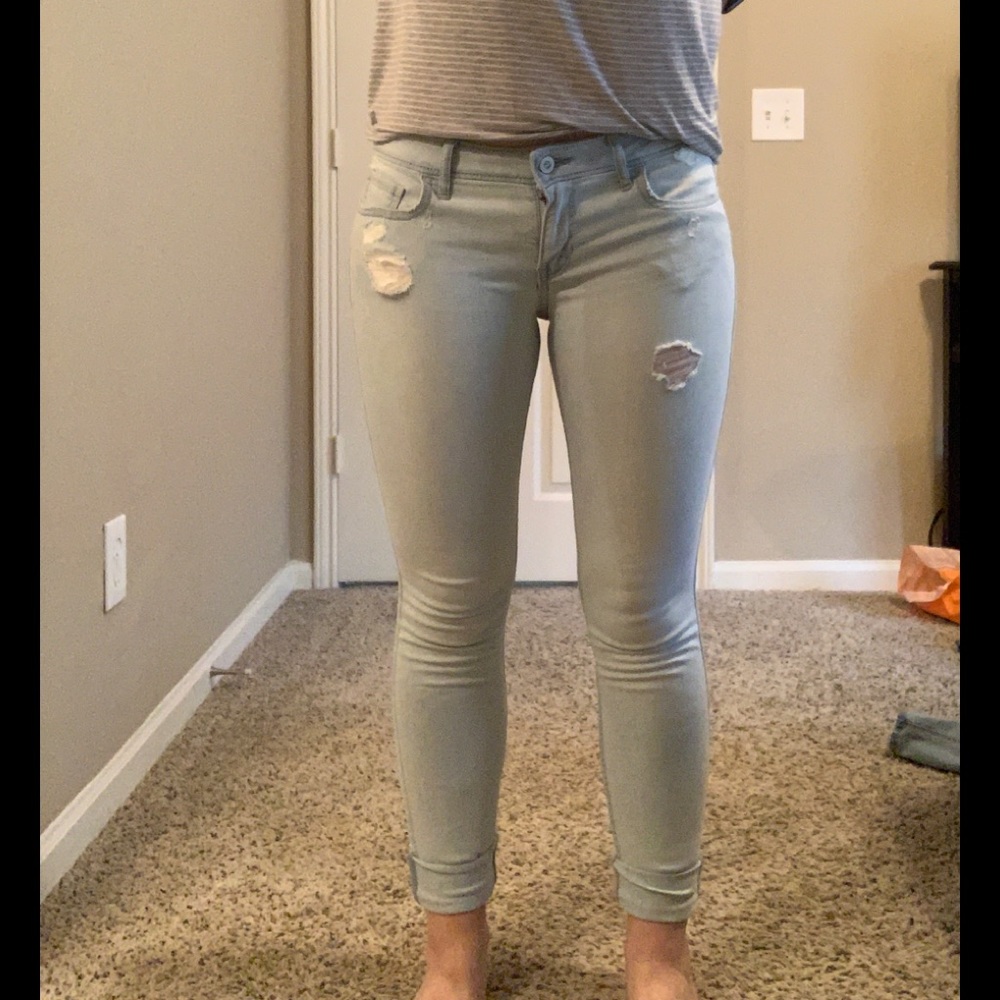 Hollister super skinny jeans!